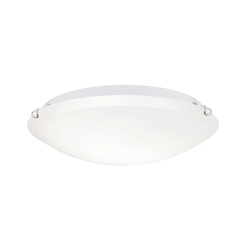 B-Ware Deckenleuchte Agada Opalglas Chrom 40 cm Deckenlampe Lampe Leuchte Spot Licht