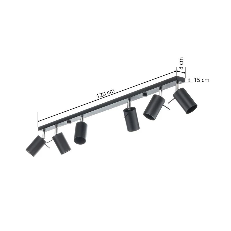 B-Ware Euluna Deckenspot Round dreiflammig linear GU10 Deckenlampe SIEHE TEXT/FOTO