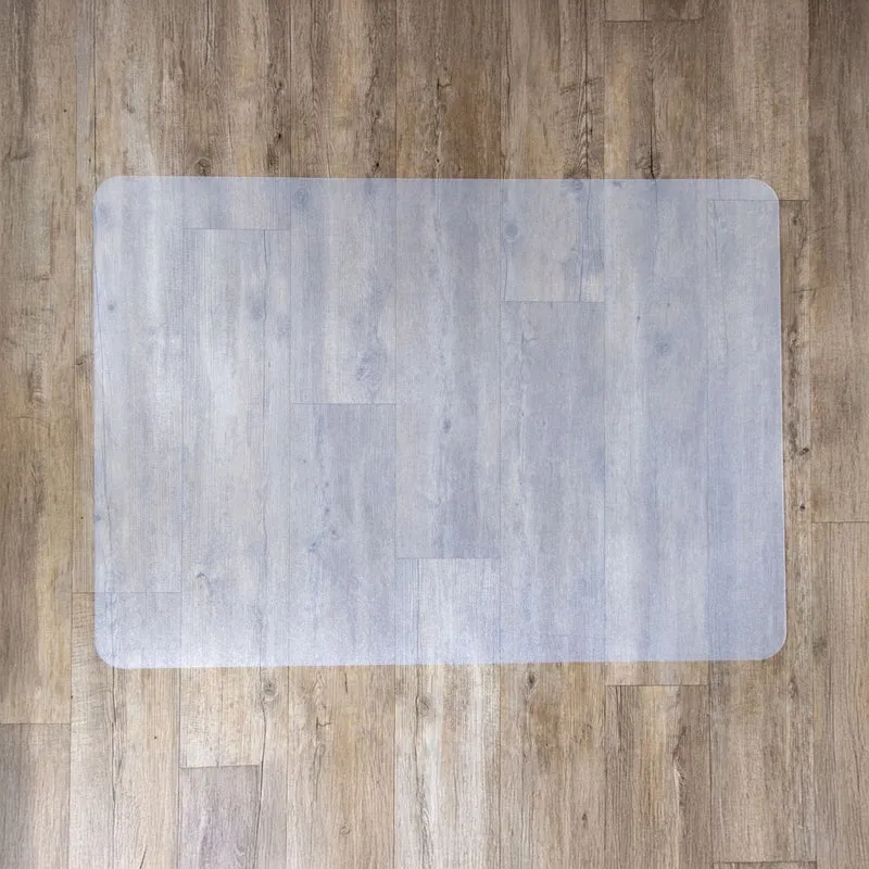 B-Ware hjh OFFICE Bodenschutzmatte Unterlage für harte Böden 116 × 150 cm Transparent