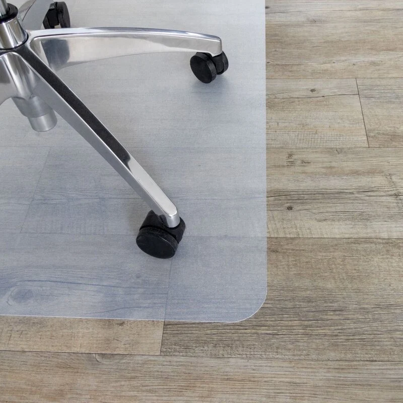 B-Ware hjh OFFICE Bodenschutzmatte Unterlage für harte Böden 116 × 150 cm Transparent