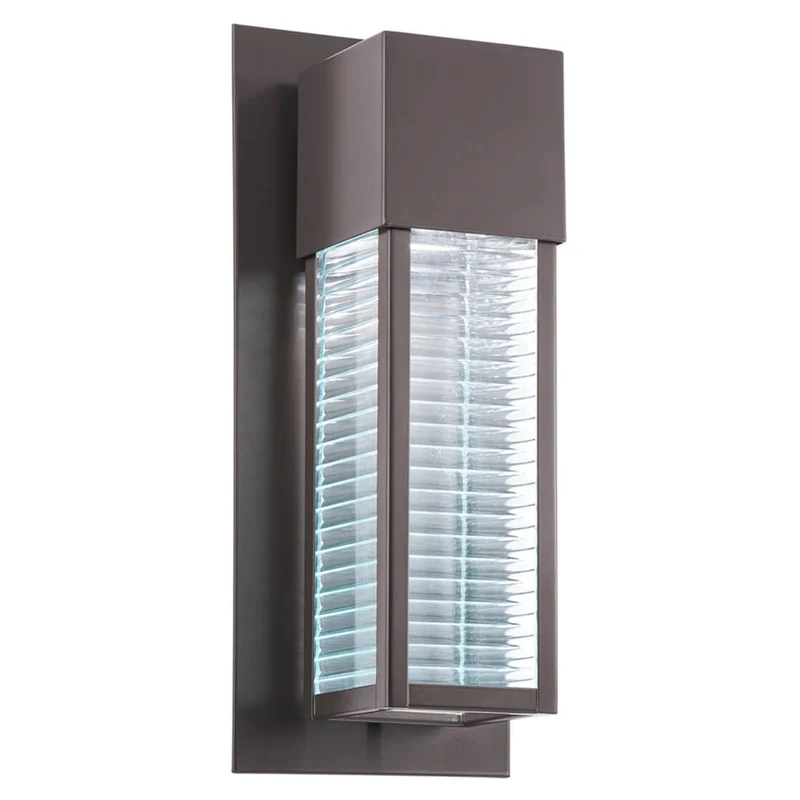 B-Ware Sorel LED Wandleuchte Außenlampe Außenbeleuchtung bronzefarben modernes Licht