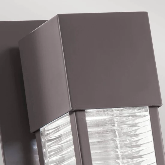 B-Ware Sorel LED Wandleuchte Außenlampe Außenbeleuchtung bronzefarben modernes Licht