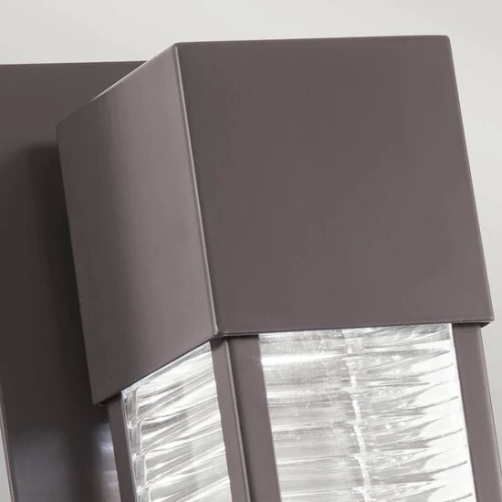 B-Ware Sorel LED Wandleuchte Außenlampe Außenbeleuchtung bronzefarben modernes Licht