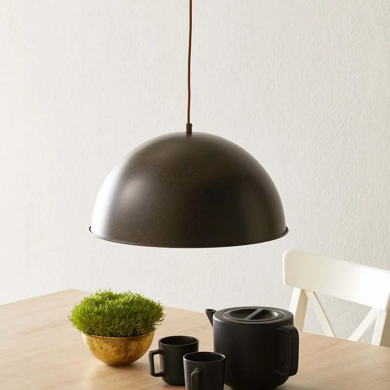 B-Ware Globo Pendellampe Hängeleuchte Xirena I LED Lampe dimmbar rost gold Ø41cm