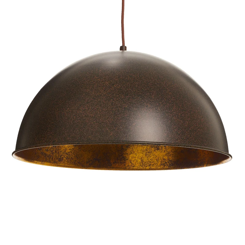 B-Ware Globo Pendellampe Hängeleuchte Xirena I LED Lampe dimmbar rost gold Ø41cm