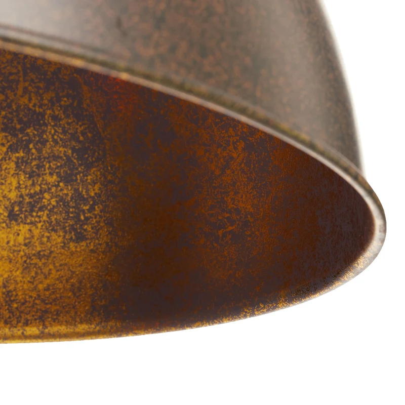 B-Ware Globo Pendellampe Hängeleuchte Xirena I LED Lampe dimmbar rost gold Ø41cm