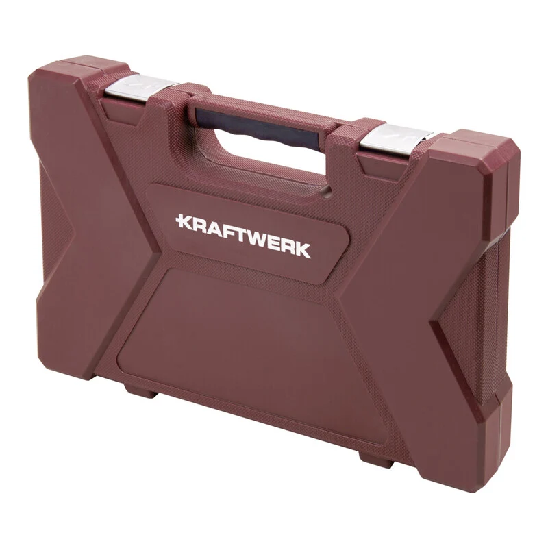 B-Ware Kraftwerk Steckschlüssel Werkzeugset 93-teilig 1/4" und 1/2" Werkstatt Koffer