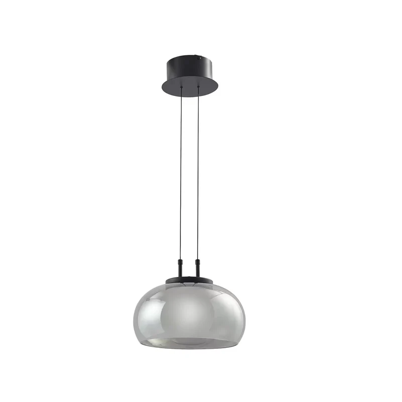 B-Ware Lucande Hängeleuchte Dain LED Pendelleuchte Lampe grau 1-flammig