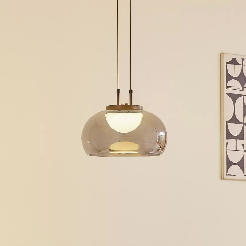 B-Ware Lucande Hängeleuchte Dain LED Pendelleuchte Lampe grau 1-flammig