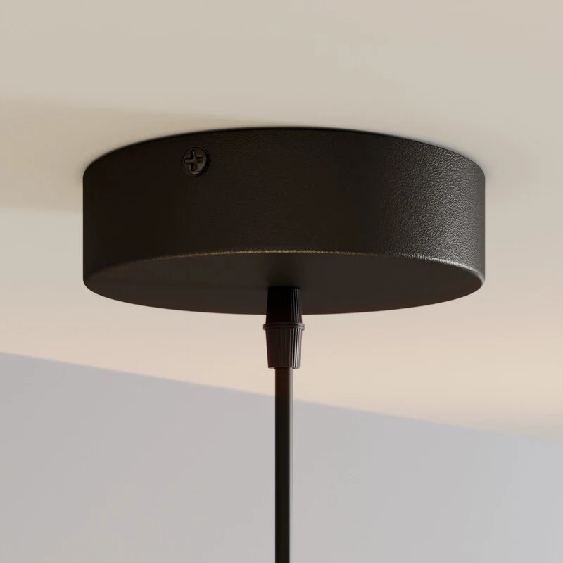 B-Ware Hängeleuchte Cubus Pendelleuchte Lampe Leuchte LED dimmbar E27 rauchgrau Ø30cm