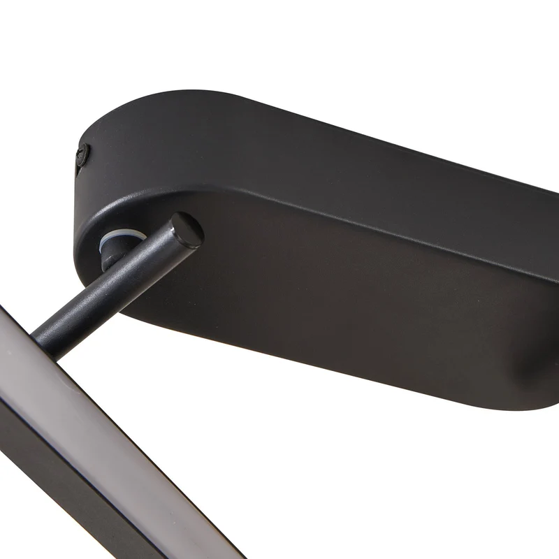 B-Ware Lindby LED-Deckenleuchte Eldrin 4-flg schwarz drehbar für Wohnzimmer 123 cm