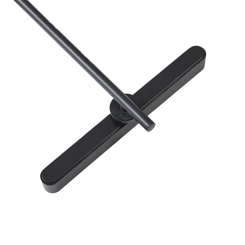 B-Ware Lindby LED-Deckenleuchte Eldrin 4-flg schwarz drehbar für Wohnzimmer 123 cm