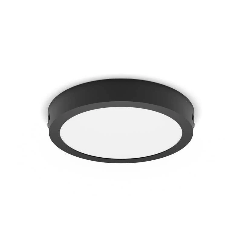 3x B-Ware Philips Deckenlampe LED Leuchte Slim Surface 21cm schwarz warmweiß 2700K Lampe