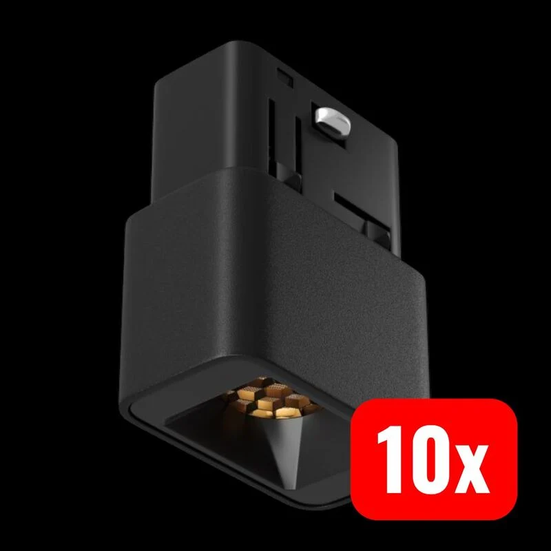 10x B-Ware LED Leuchte Points Exility 48V schwarz 2W 3000K 24° dimmbar Lampe Leuchte Licht