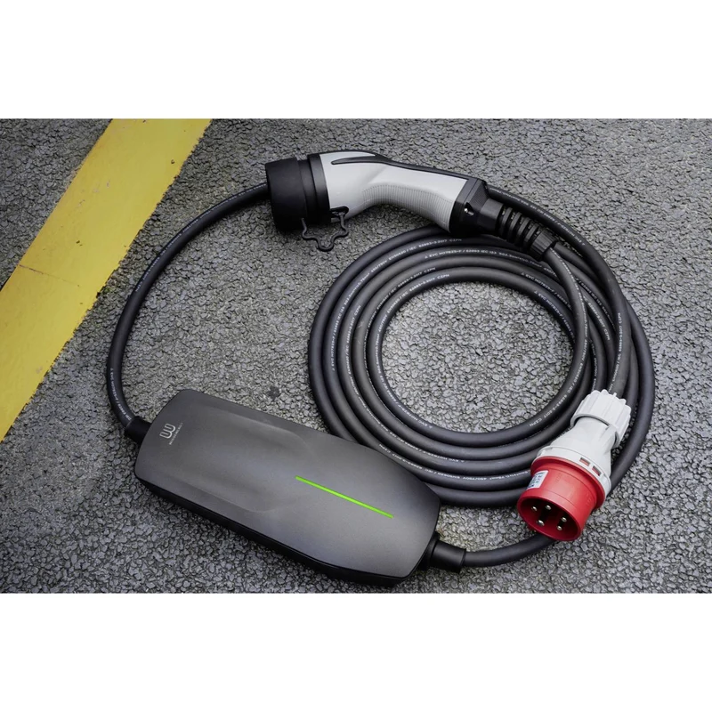 B-Ware Wissenergy Mobile Ladestation Typ 2 Mode 2 16A 11kW IP66 grau 6m Kabel Länge