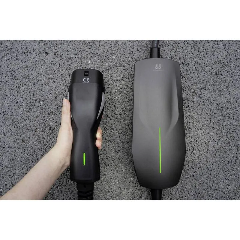 B-Ware Wissenergy Mobile Ladestation Typ 2 Mode 2 16A 11kW IP66 grau 6m Kabel Länge
