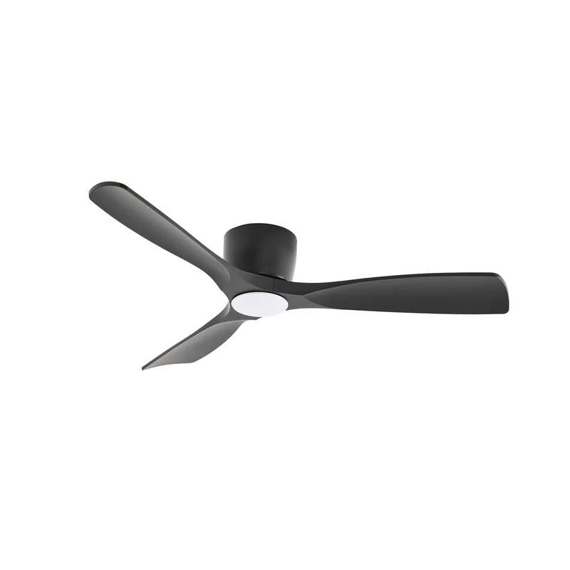 B-Ware Lucande Deckenventilator Moneno smart schwarz LED Ventilator dimmbar Tuya 131cm