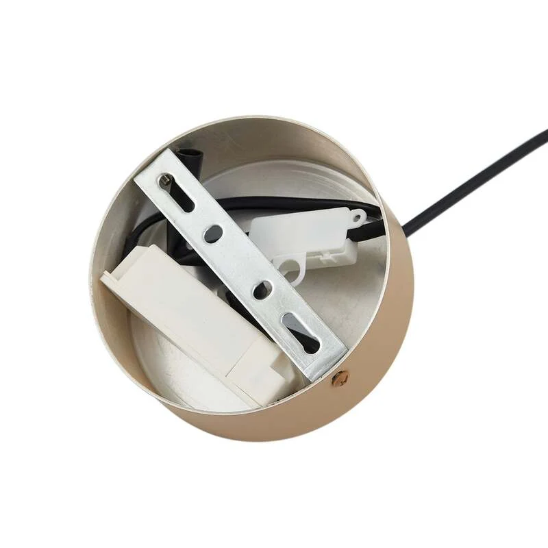 B-Ware Lucande Pendelleuchte Hängeleuchte LED Livie Aluminium beige weiß matt 50 cm