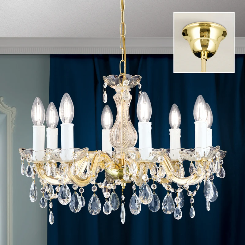B-Ware Orion Kronleuchter Dolores Deckenlampe Deckenlampe Pendelleuchte Hängeleuchte