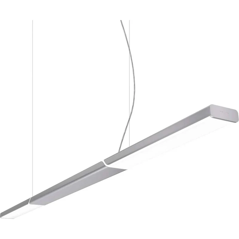 B-Ware Trilux LED Pendelleuchte Hängeleuchte Deckenleuchte Esszimmer Lampe Weiß Stahl