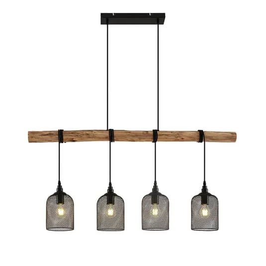 B-Ware Lindby Elrond Hängeleuchte Deckenlampe Pendelleuchte Lampe Leuchte E27 4-flammig