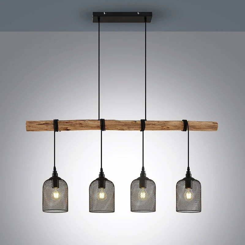 B-Ware Lindby Elrond Hängeleuchte Deckenlampe Pendelleuchte Lampe Leuchte E27 4-flammig