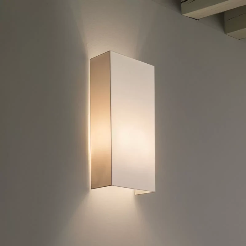 B-Ware Modo Luce Rettangolo Wandlampe Wandleuchte Wandlicht Leuchte E27 40 cm elfenbein