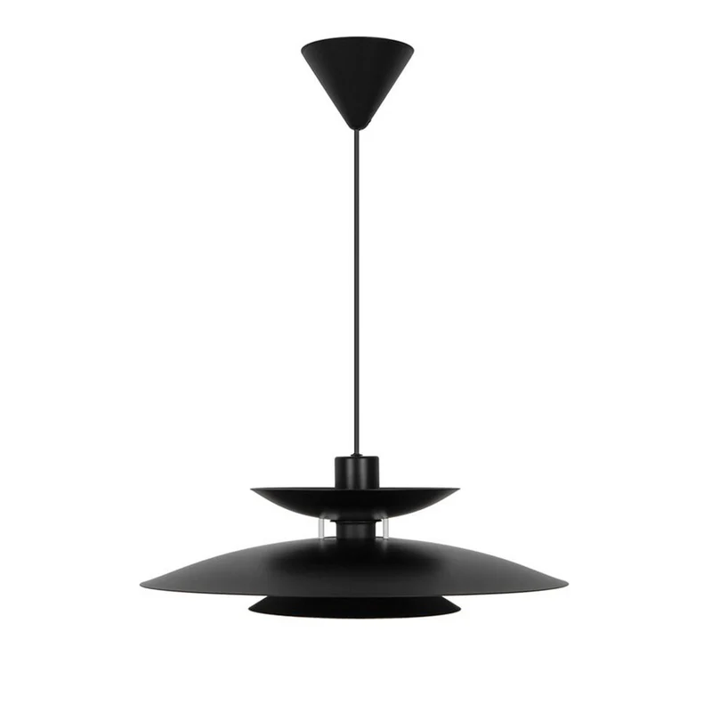 B-Ware Viokef Hängeleuchte Pendelleuchte Nino schwarz Ø 45 cm Metall E27 Leuchte507