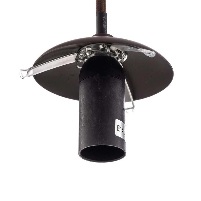 B-Ware Lindby Hängeleuchte Valentina 4-flg. Glas rund smoked für Esszimmer Wohnzimmer