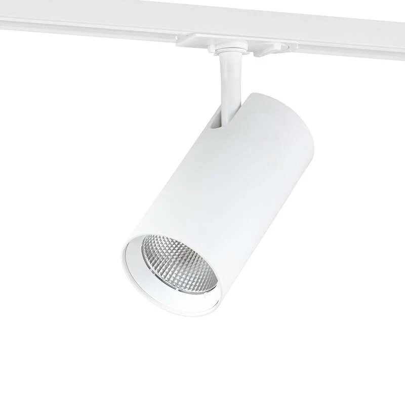 2x B-Ware Lindby LED Schienen Spot Linaro dimmbar Aluminium CCT 3000K bis 5700K weiß Ø7cm