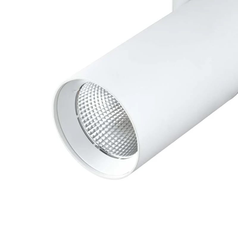 2x B-Ware Lindby LED Schienen Spot Linaro dimmbar Aluminium CCT 3000K bis 5700K weiß Ø7cm