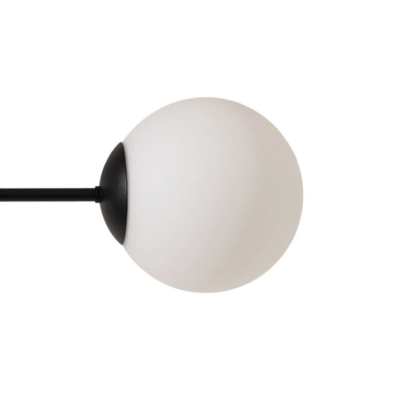 B-Ware Euluna Deckenleuchte Glassy schwarz/opal Deckenlampe Lampe Licht Leuchte Spot