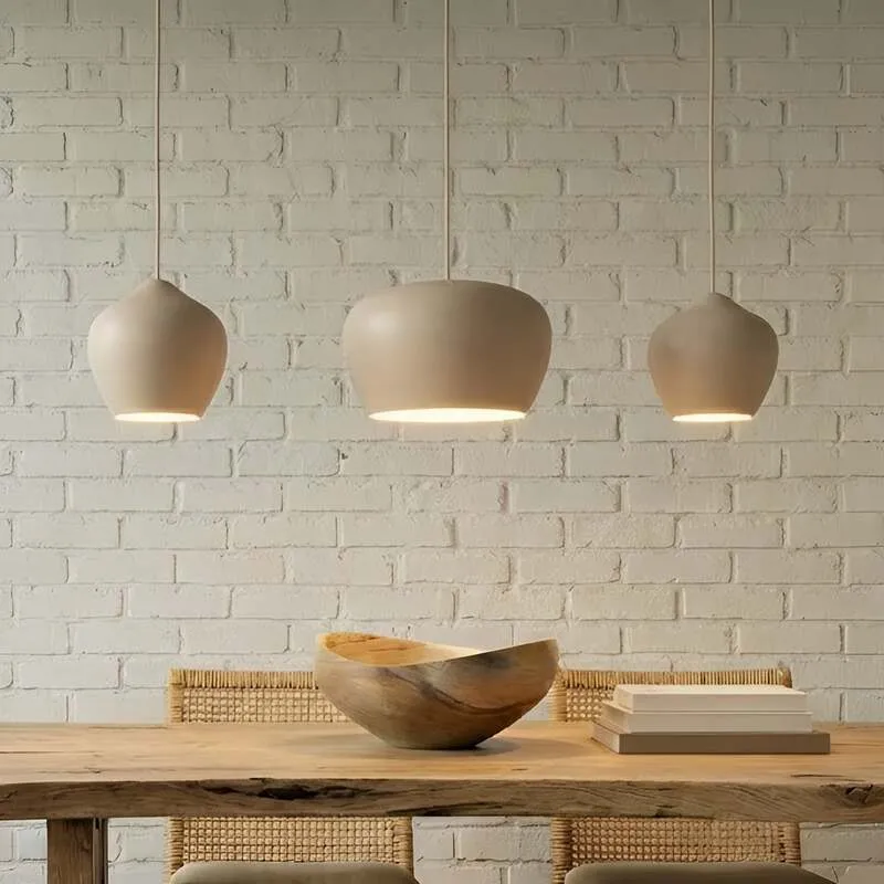 C-Ware Lucande Hängeleuchte Malisa LED Pendelleuchte dimmbar beige 3-flammig 101,5cm