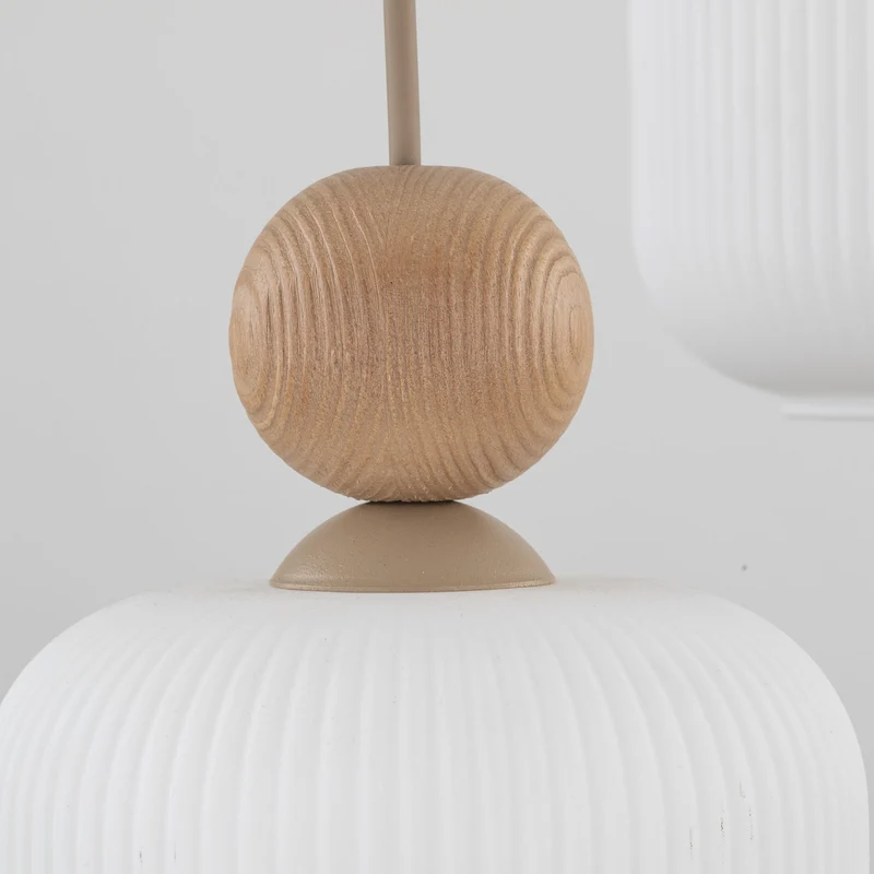 B-Ware TK Lighting Pendelleuchte Ballo 3-flammig LED Hängelampe dimmbar weiß Ø35cm