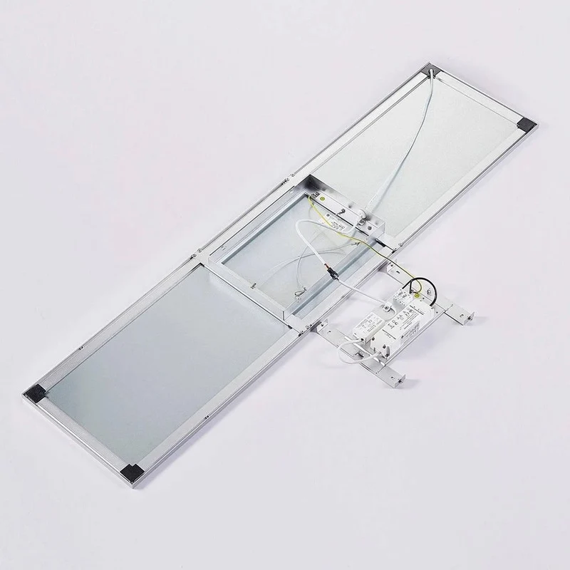 B-Ware Arcchio LED Panel Deckenleuchte Leuchte Lysander silber dimmbar CCT 119 cm 50 W