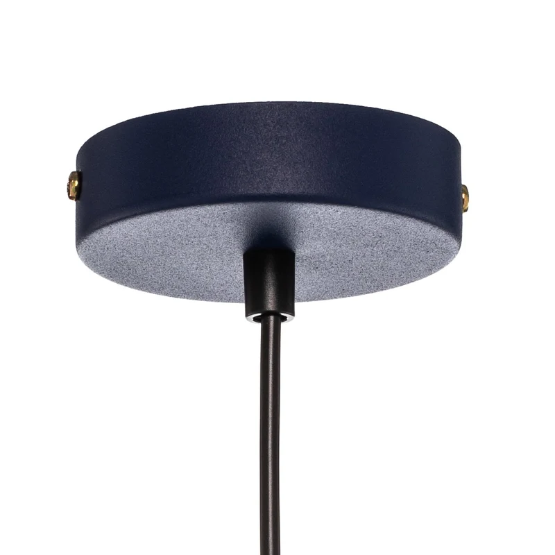 B-Ware Milagro Pendellampe Felix blau gold 1-flammig E27 Pendelleuchte Lampe Leuchte