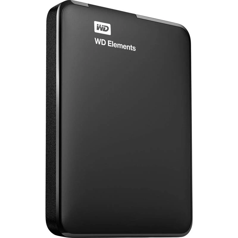 B-Ware WD Externe Festplatte HDD 1TB USB-A Speichergerät tragbar schwarz 110x82mm