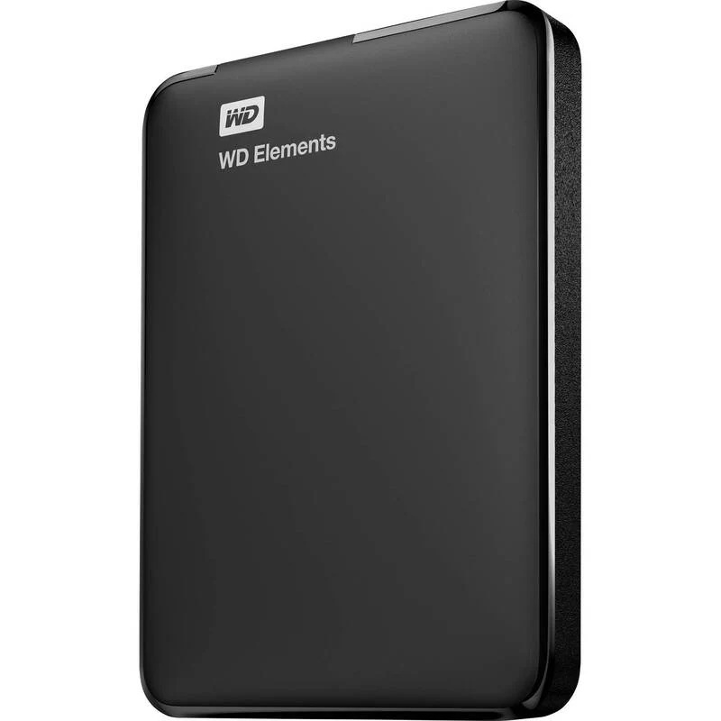 B-Ware WD Externe Festplatte HDD 1TB USB-A Speichergerät tragbar schwarz 110x82mm