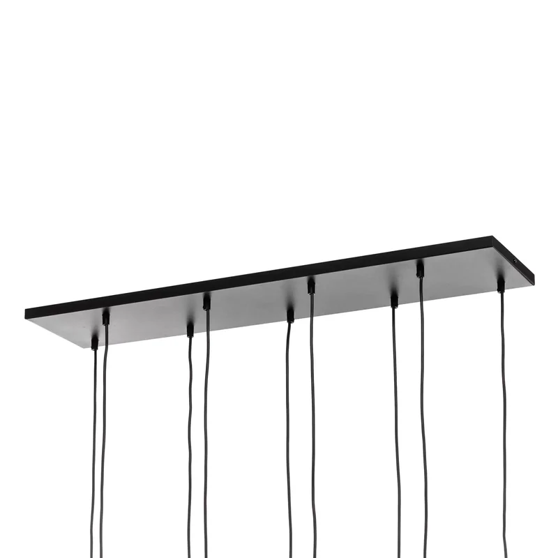 B-Ware emibig Hängeleuchte Glassy schwarz grafit amber klar E14 Deckenlampe Leuchte