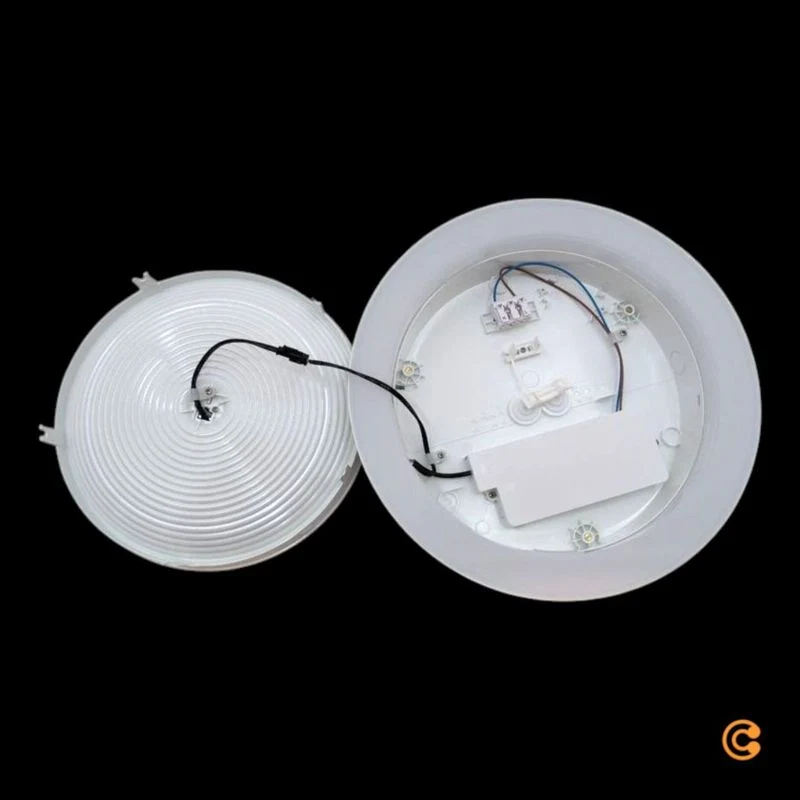 B-Ware Paulmann Deckenleuchte Volea LED Lampe dimmbar IP44 weiß/silber Ø32cm 3000K