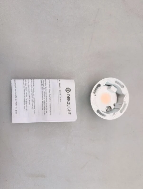 B-Ware Deko Wandleuchte LED Alwaid 4,8W dimmbar warmweiß Aluminium 3000K IP20 Ø71mm