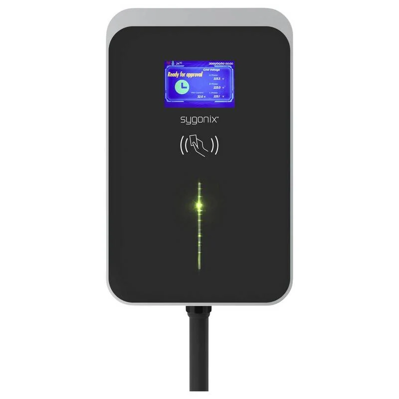 B-Ware Sygonix Wallbox Typ 2 Mode 3 32A 22kW App WiFi RFID Elektroauto Ladegerät