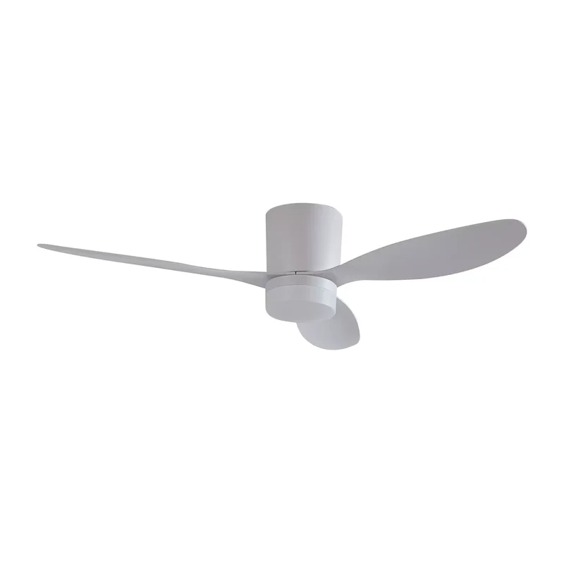 B-Ware Lucande Deckenventilator Ventilator LED weiß Kayu leise DC Raumlüfter 132 cm
