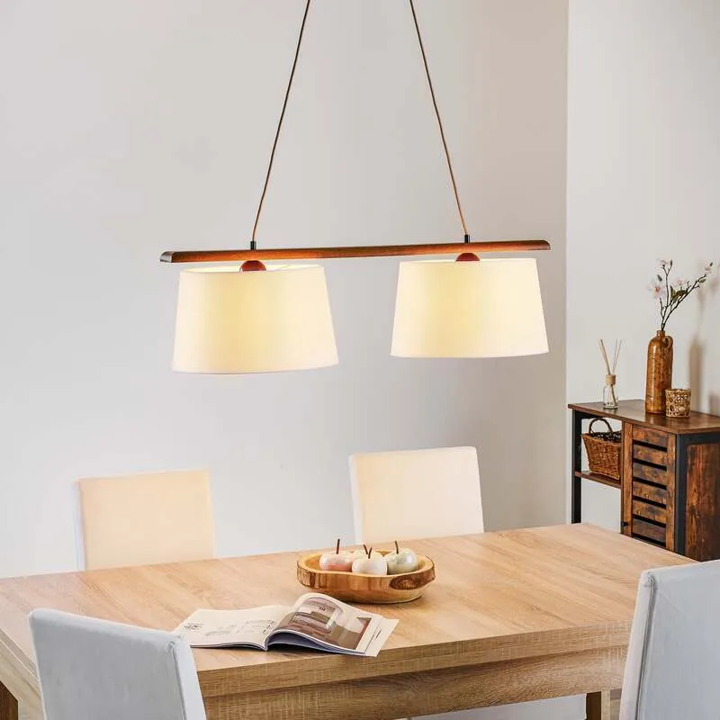 B-Ware Euluna Hängeleuchte Hängeleuchte Lampe Leuchte Sweden zweiflammig eiche rusti492