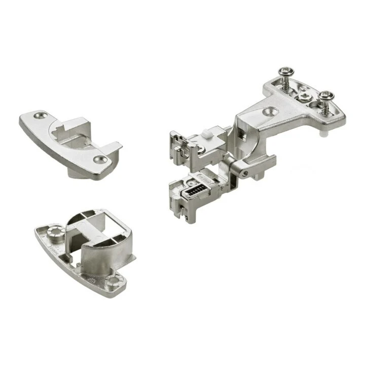 3x B-Ware Hettich Scharnier Zwillingsscharnier Selekta Pro 2000 nickel ohne Topf 3 STÜCK