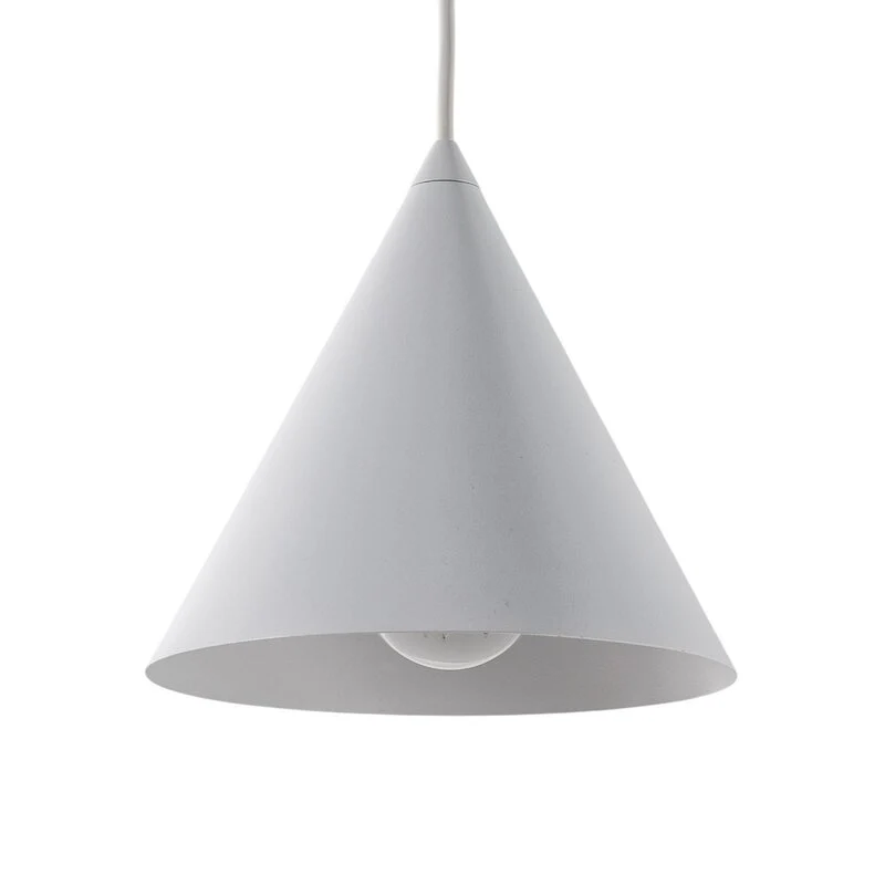 B-Ware Hängeleuchte Cono Leuchte Lampe weiß Stahl Ø 19 cm einflammig