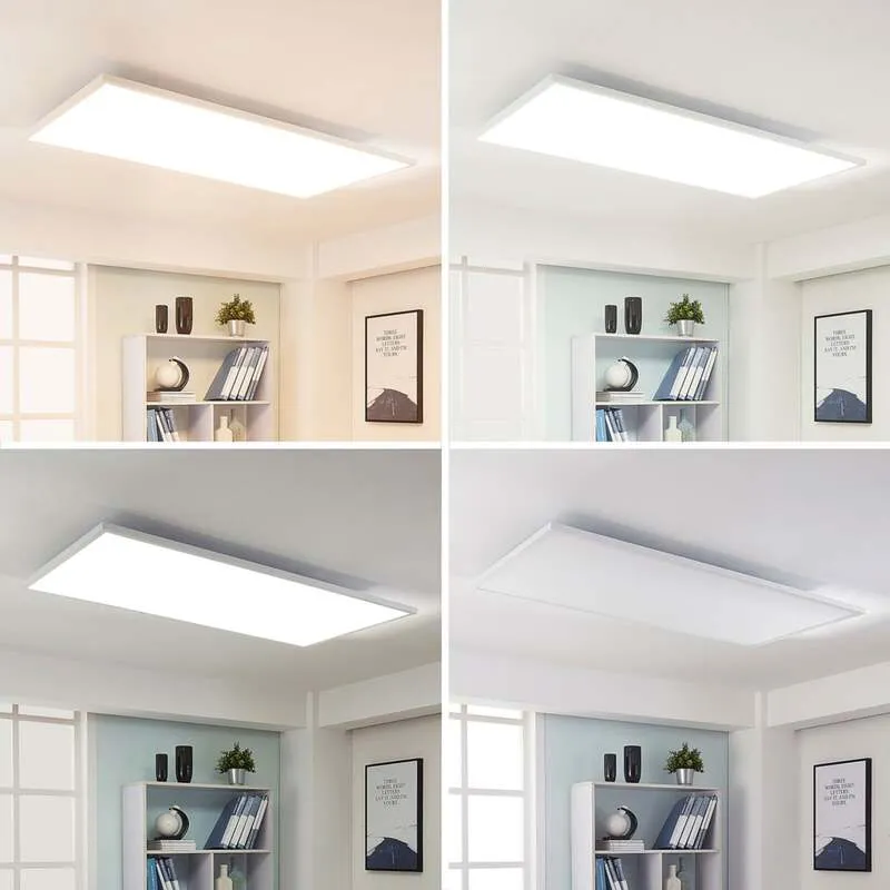 B-Ware Arcchio LED Panel Leuchte Flächenleuchte Arya dimmbar weiß Metall50
