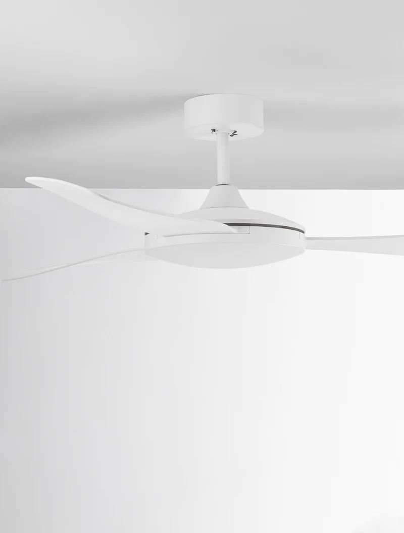 B-Ware Nova Luce Deckenventilator Lüfter BLAIRE Weiß 132cm AC Motor SIEHE TEXT