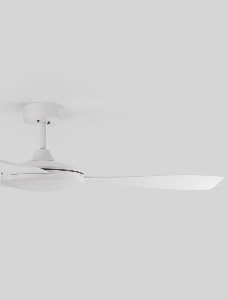 B-Ware Nova Luce Deckenventilator Lüfter BLAIRE Weiß 132cm AC Motor SIEHE TEXT