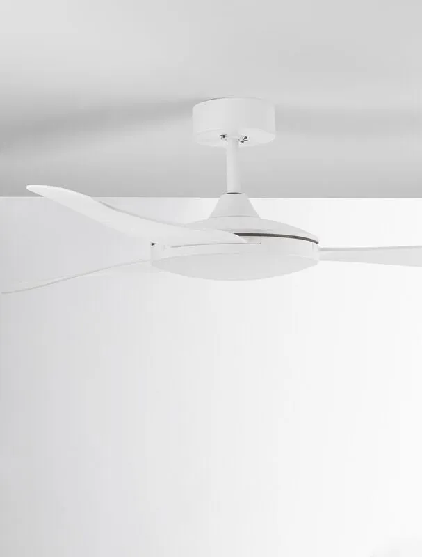 B-Ware Nova Luce Deckenventilator Lüfter BLAIRE Weiß 132cm AC Motor SIEHE TEXT